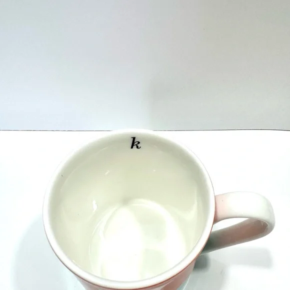 KATE SPADE WHATS IN A NAME INITIAL “K” COFFEE MUG - Picture 3 of 7